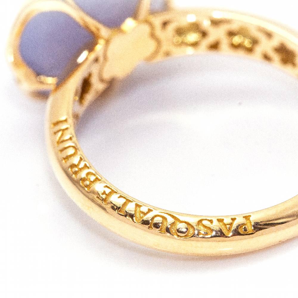 Ring BON TON blue PASQUALE BRUNI For Sale 2