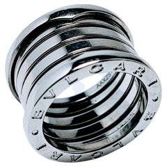 Ring Bulgari B Zero 1 Five Row Bands White Gold 18 Karat