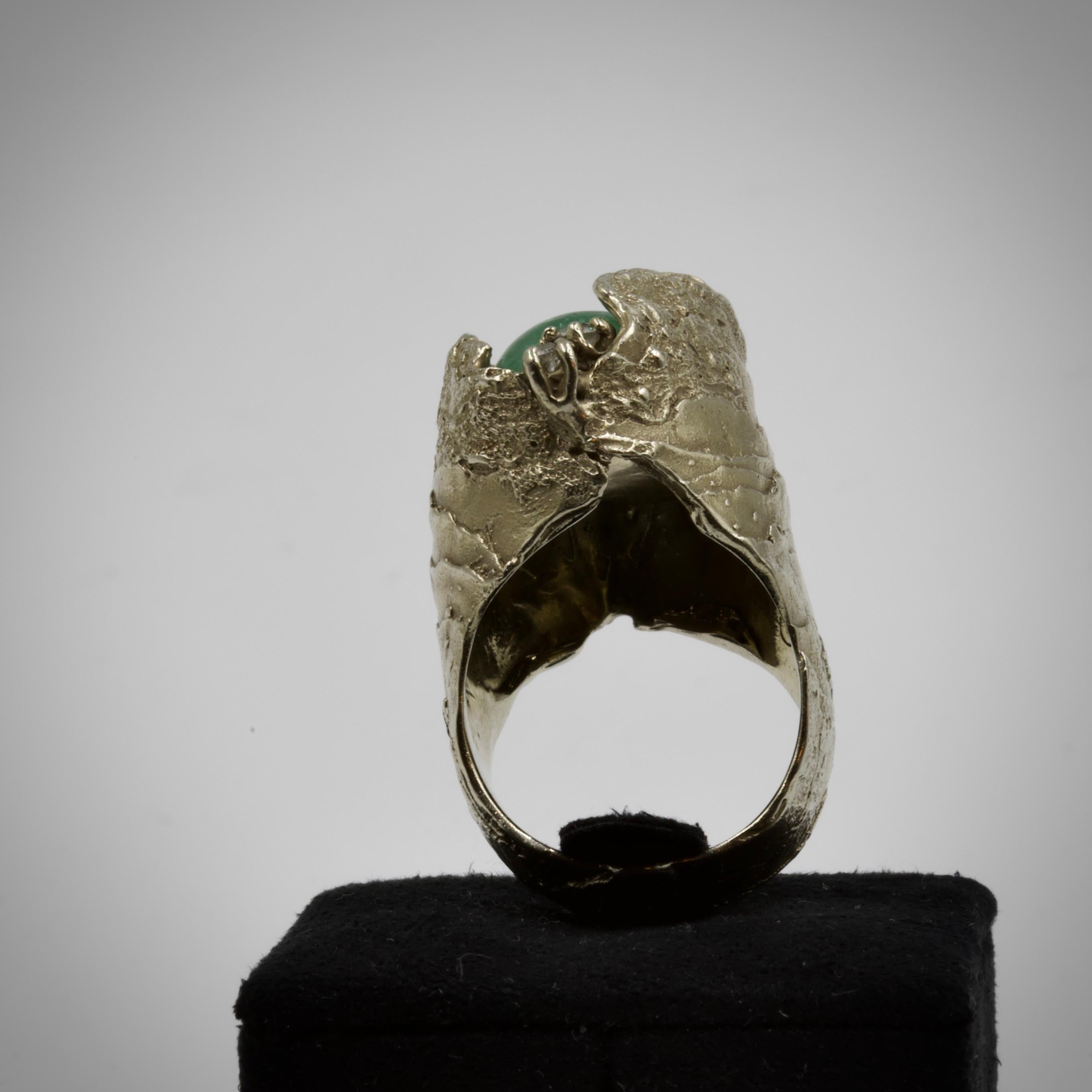 Modernist Ring by Elizabeth Gu Defner  For Sale