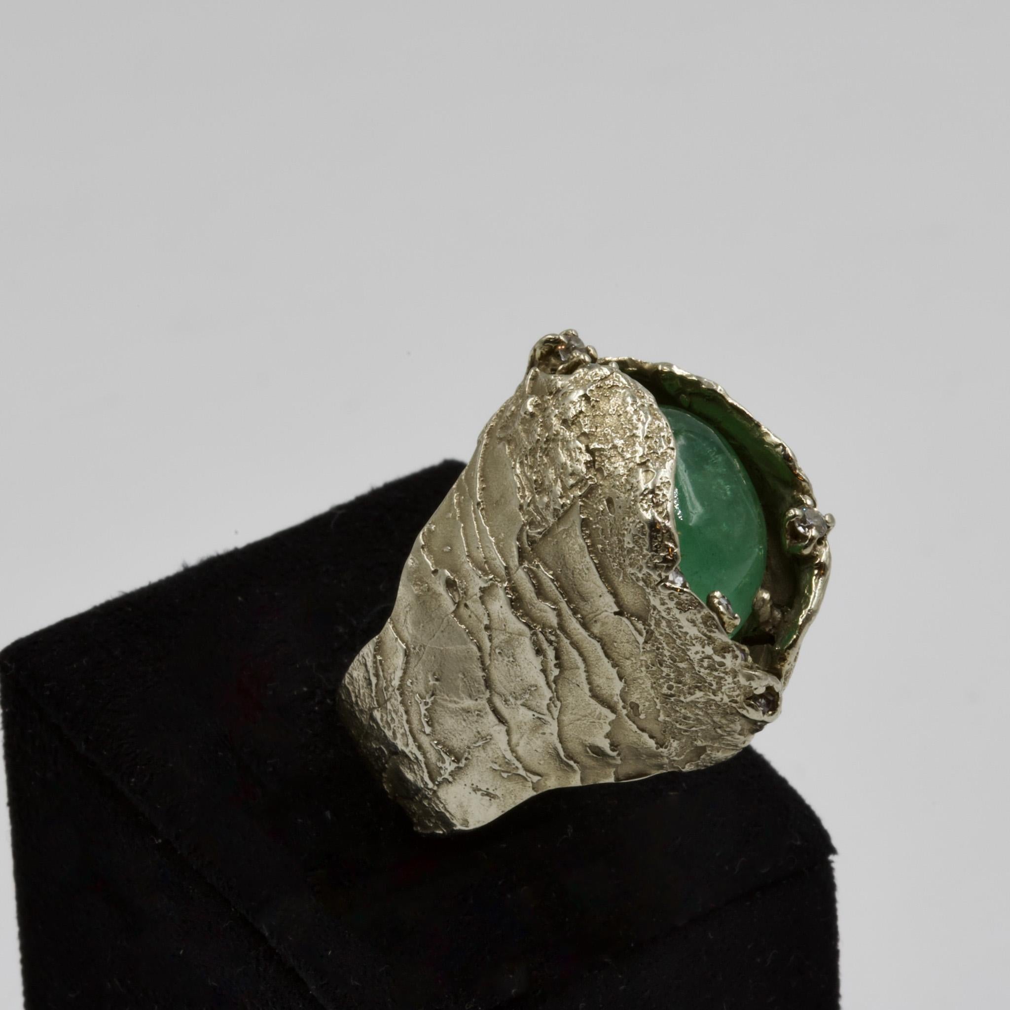 Cabochon Ring by Elizabeth Gu Defner  For Sale
