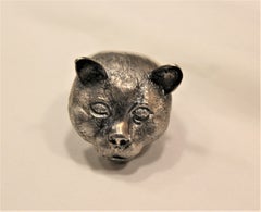 Ring, Cat, Sterling Silver, Hand Made in Italy, one piece of a kind, unique gift