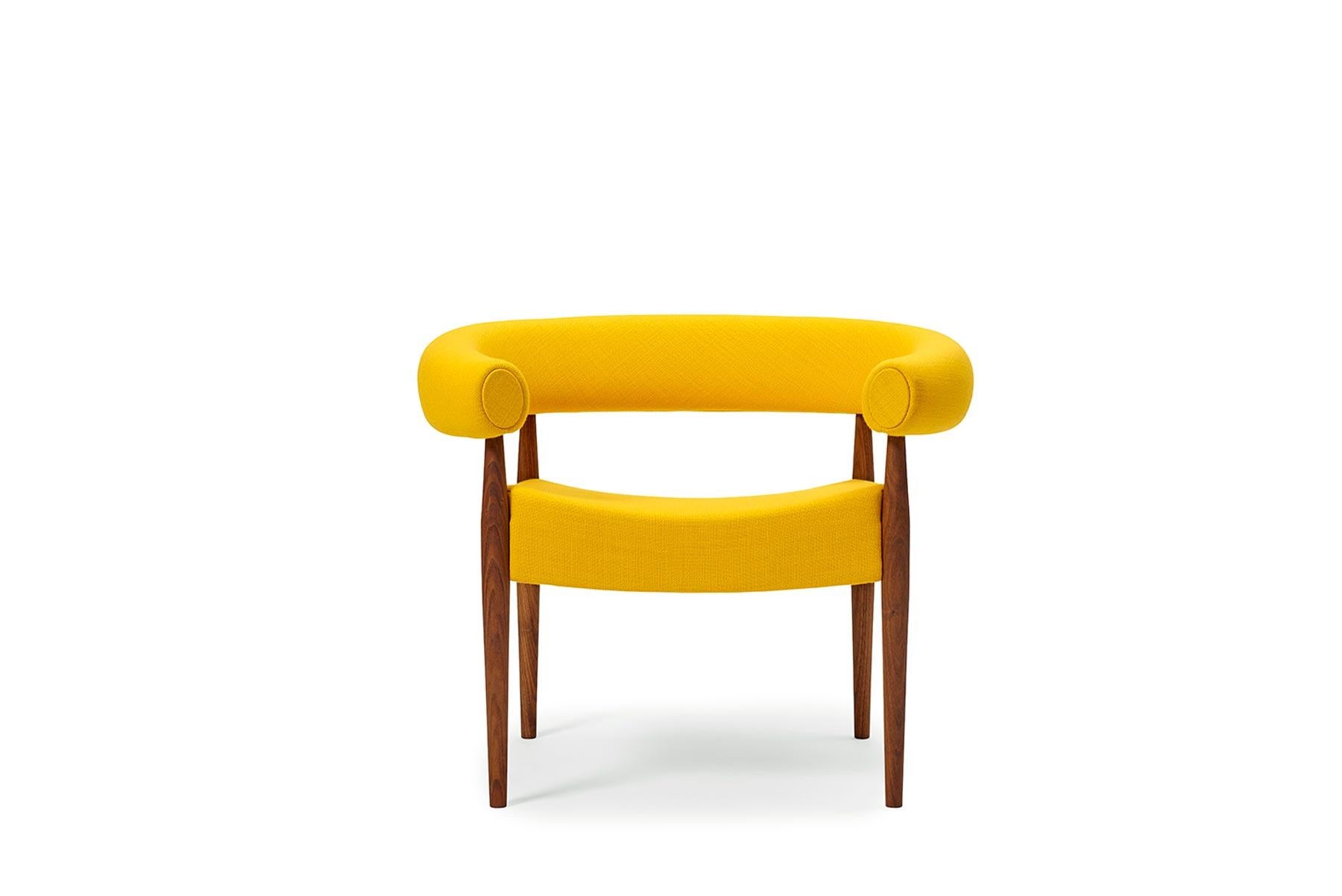 Designed by Nanna and Jørgen Ditzel in 1958, the Ring Chair is one of the couple’s most elegant and iconic designs. The chair is handcrafted at GETAMA’s factory in Gedsted, Denmark by skilled cabinetmakers using traditional Scandinavian