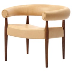 Ring Chair, Nanna & Jorgen Ditzel, Leather, Soaped Oak