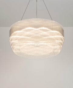 Ring Chandelier 900mm / 35.5" in Powdercoat and Clear glass by Tom Kirk