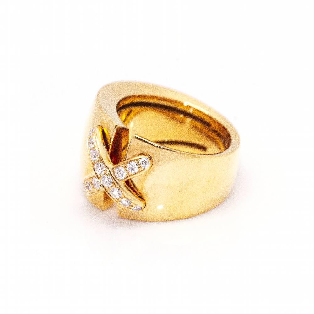Ring CHAUMET Collection LIENSE CROISE In New Condition For Sale In Barcelona, CT