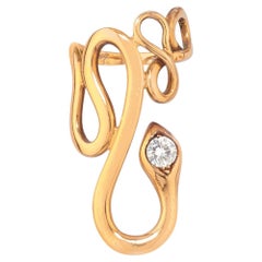 Ring Codognato Gold and A Brilliant-cut Diamond