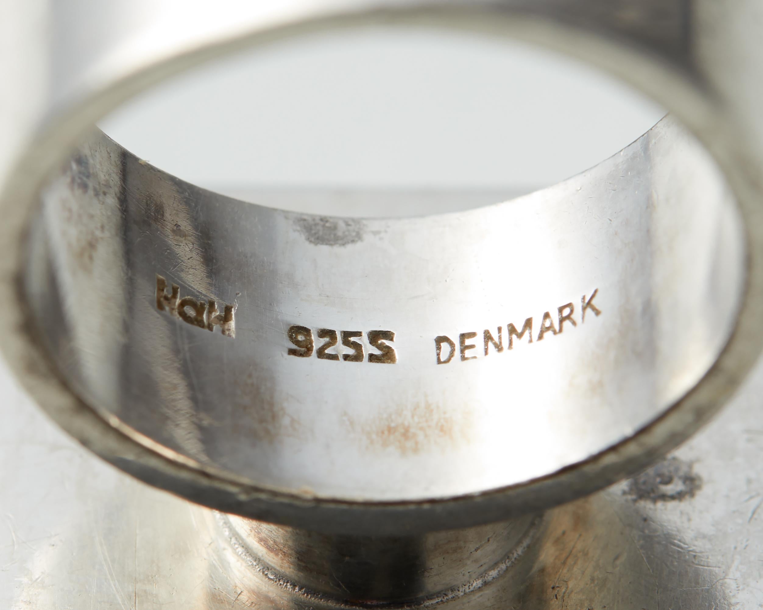 Ring Designed by Hans Hansen, Denmark, 1960s In Good Condition For Sale In Stockholm, SE