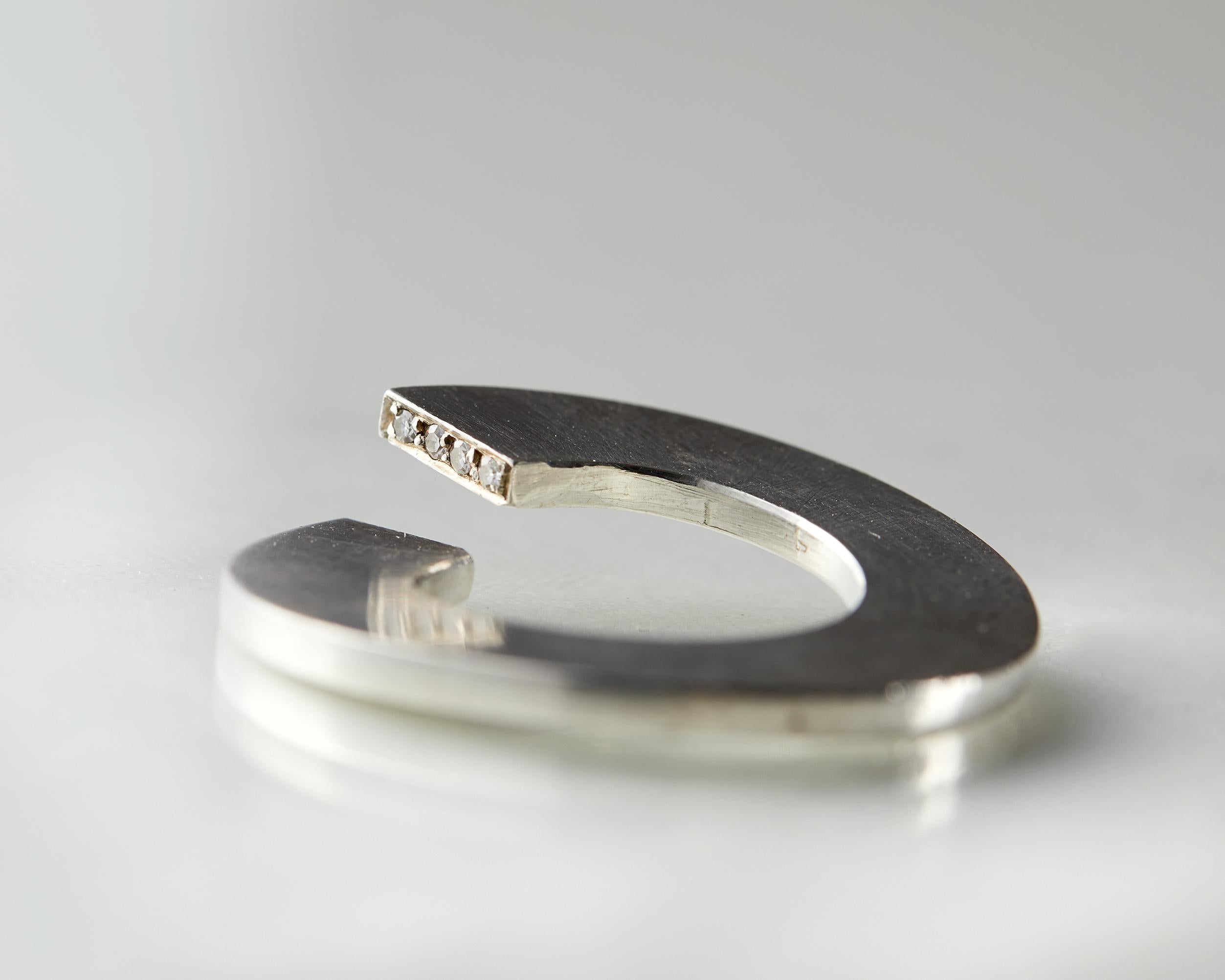 Ring Designed by Helena Edman, Sweden, 1991 In Good Condition For Sale In Stockholm, SE