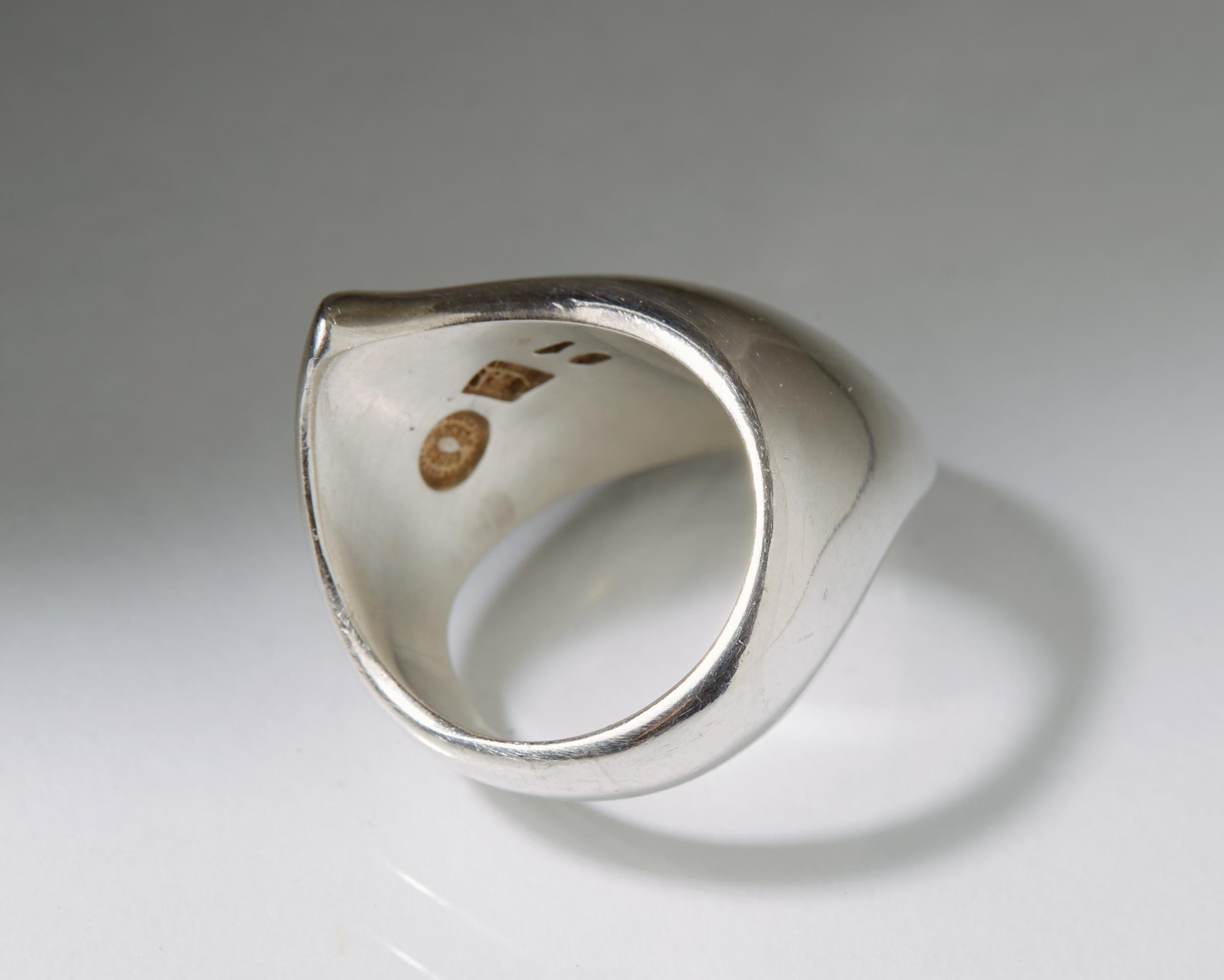 Modern Ring Designed by Nanna Ditzel for Georg Jensen, Denmark, 1960s For Sale