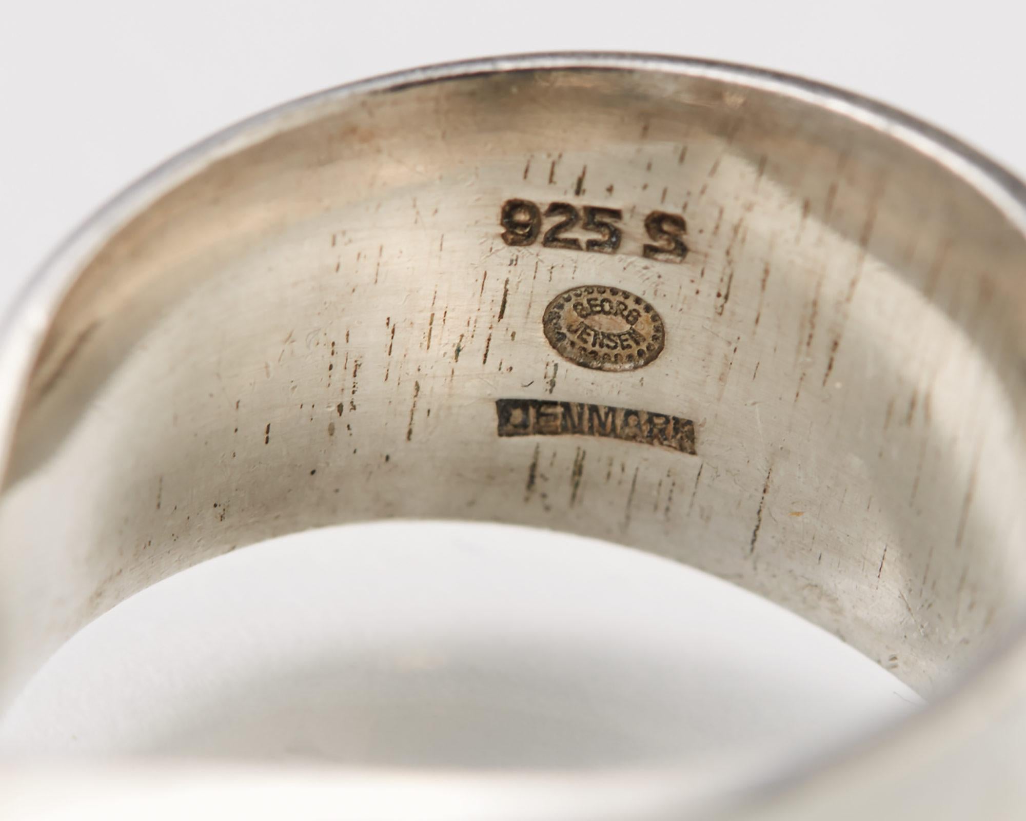 Ring Designed by Vivianna Torun Bülow-Hübe for Georg Jensen, Denmark, 1960s 1