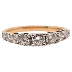 Ring Diamonds 0.75 Carats Yellow Gold