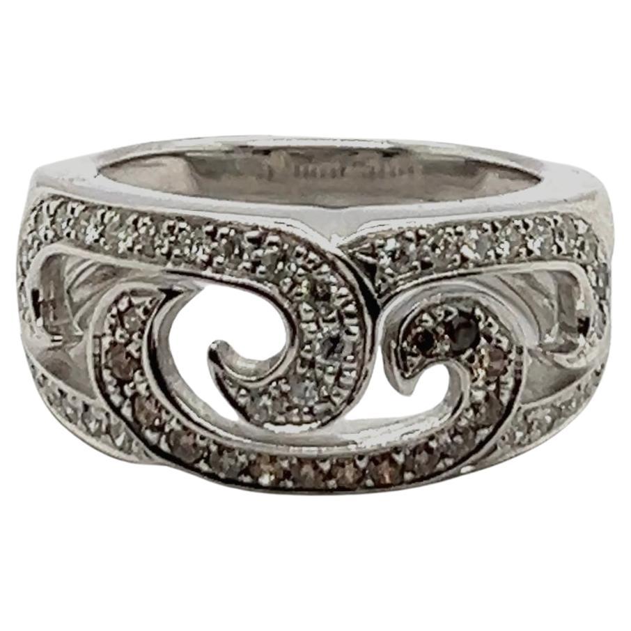 Ring Diamonds White Gold 18 Carats