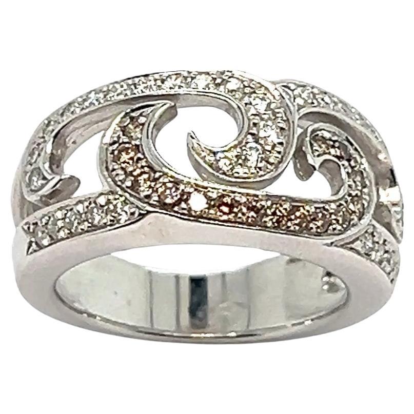 Anello Diamanti Oro Bianco 18 Carati