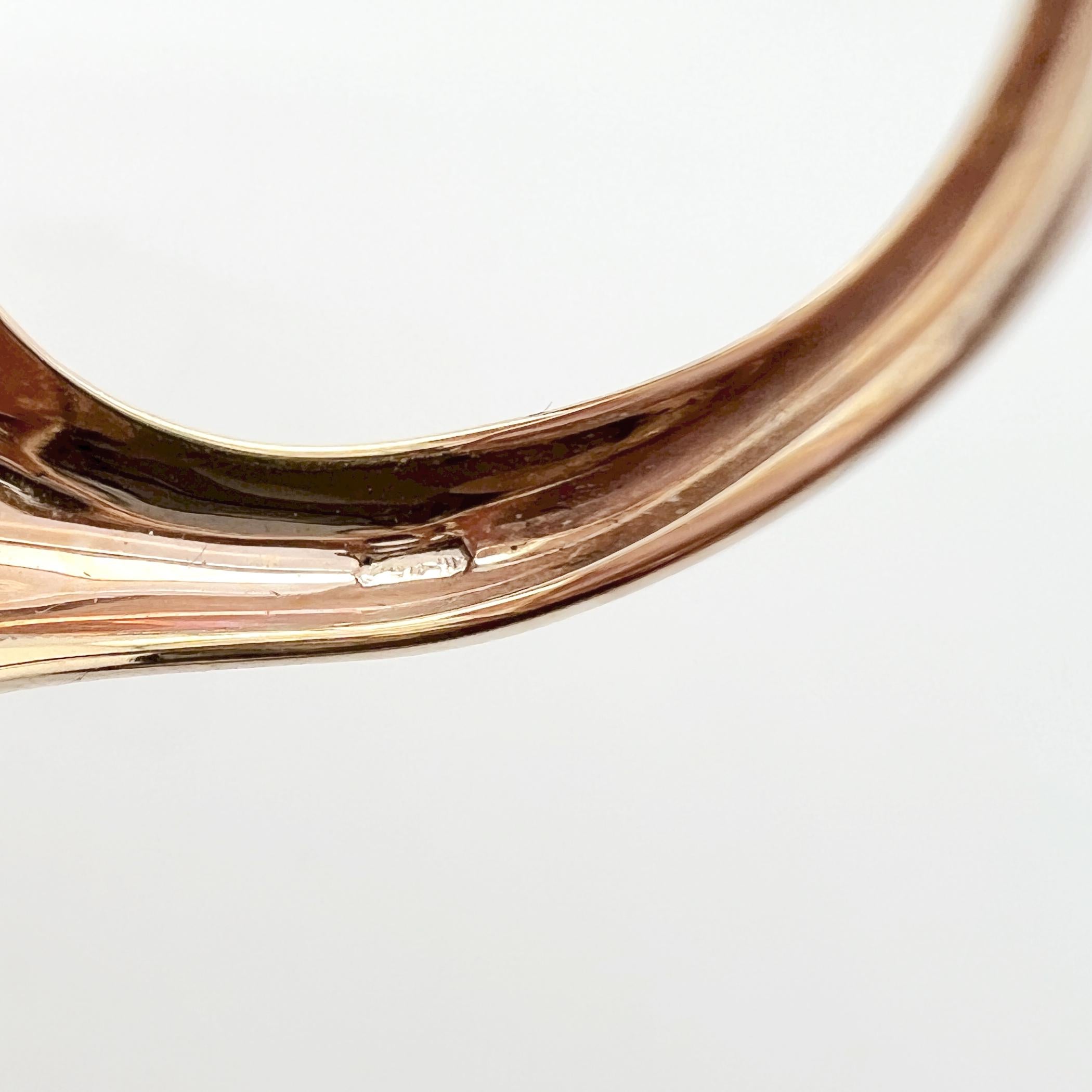 Ring Doublets (optic fiber & rock crystal), 9K Gold, rosa Saphire und Diamanten im Zustand „Neu“ im Angebot in Milano, IT