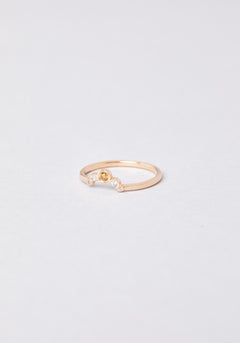 Ring Fanny in 18k gold with diamonds