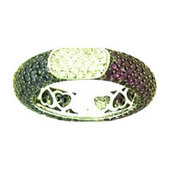 Ring featuring Chocolate & Vanilla Diamonds set in 18K Two Tone Gold