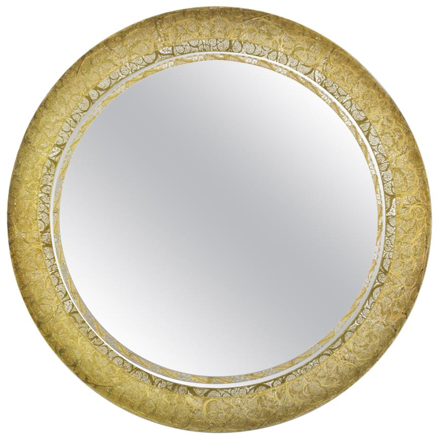 Ring Filigree Round Mirror by Boca do Lobo For Sale
