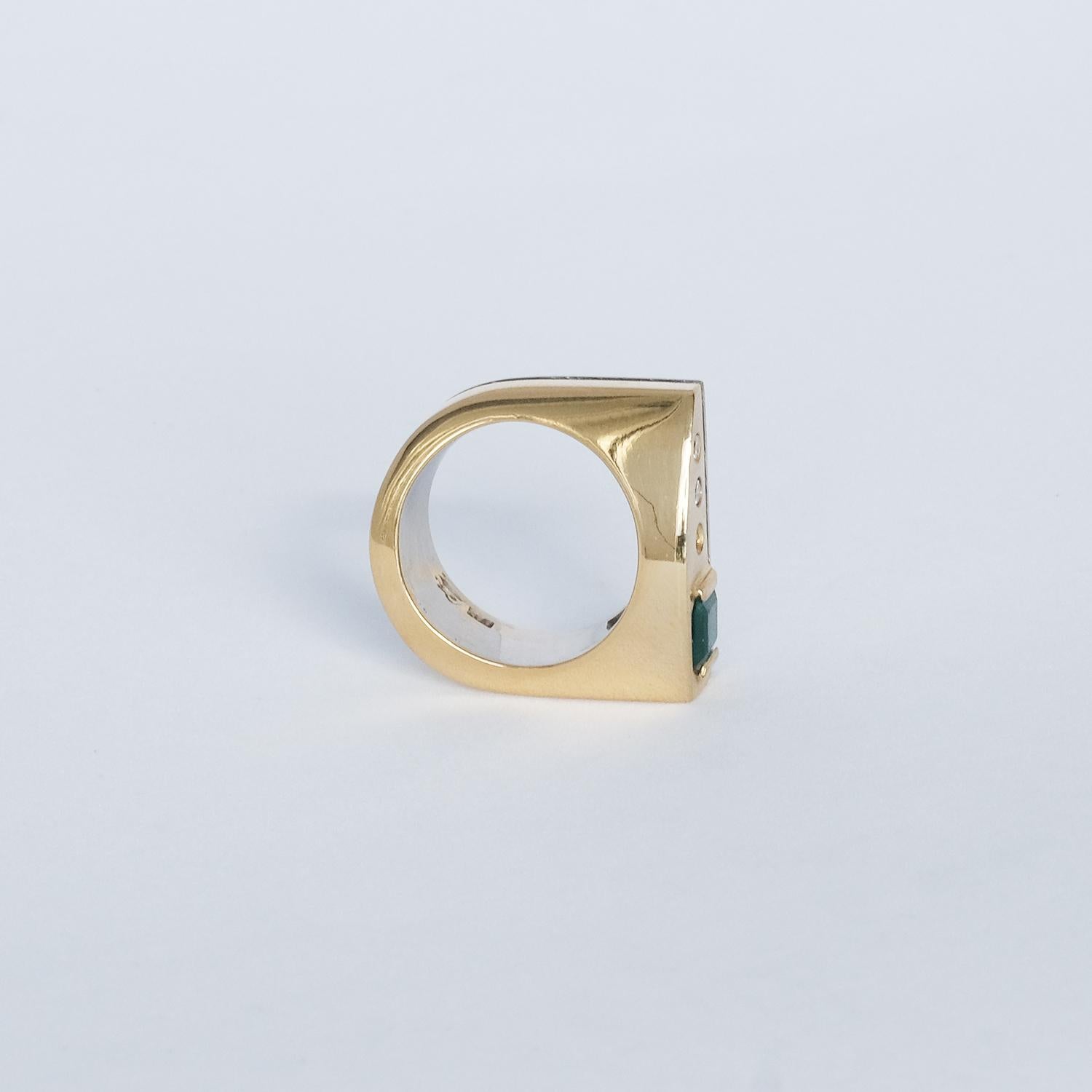 Ring, Gold, Emerald and Diamonds, 1999 1