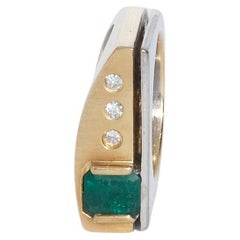 Ring, Gold, Emerald and Diamonds, 1999