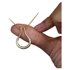 Ring Holder Gold Pendant Necklace