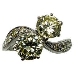 Ring in 14K White Gold with Diamonds