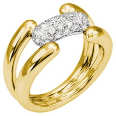 Ring aus 18 Karat Weißgold und Diamanten - ROBERTA Collection'S*