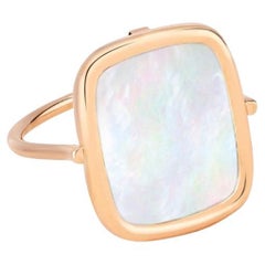 Ring in Pink Gold and Pink Mother-of-pearl