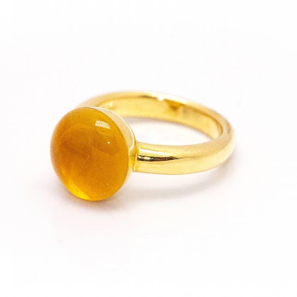Bague en or jaune et citrine Neuf - En vente à Barcelona, CT