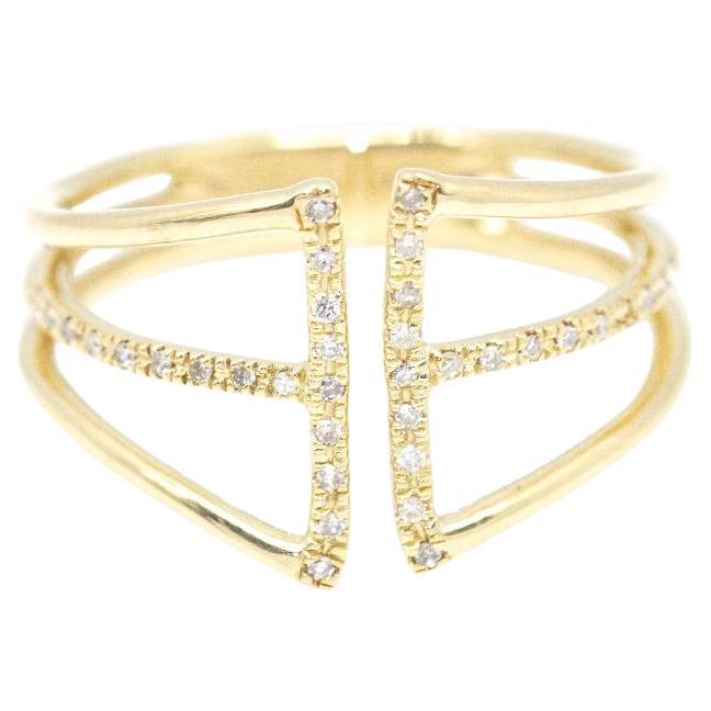 Ring in Yellow Gold and Diamonds