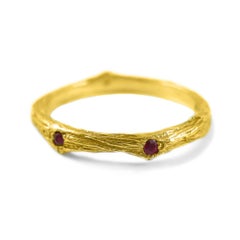 Ring in Yellow Gold with Rubies
