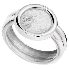 Ring Kana with mountain crystal silver size 6