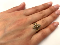 Ring aus 9 Karat Gold, Ende 1800, nicht erhältlich