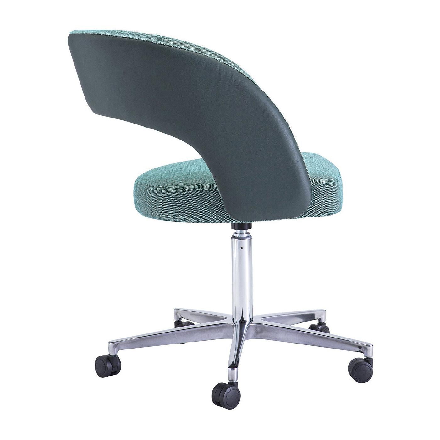 Fauteuil pivotant bleu clair Ring en vente