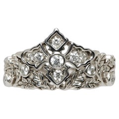 Ring Mi Princesa – 18 Karat Weißgold mit 11 Diamanten, 0, 31 ct