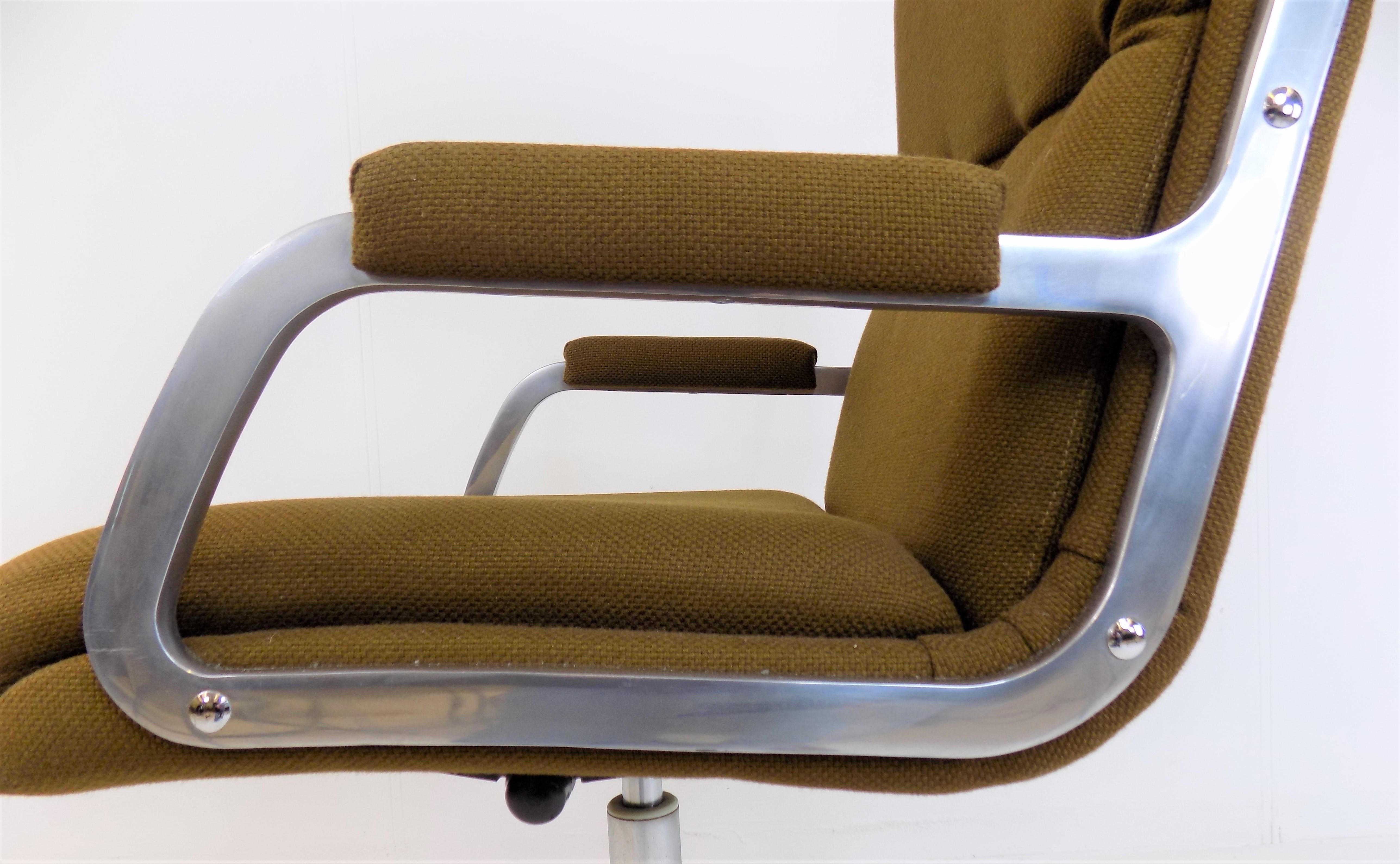 Fabric Ring Möbelfabrikk Office Chair from the 1960s