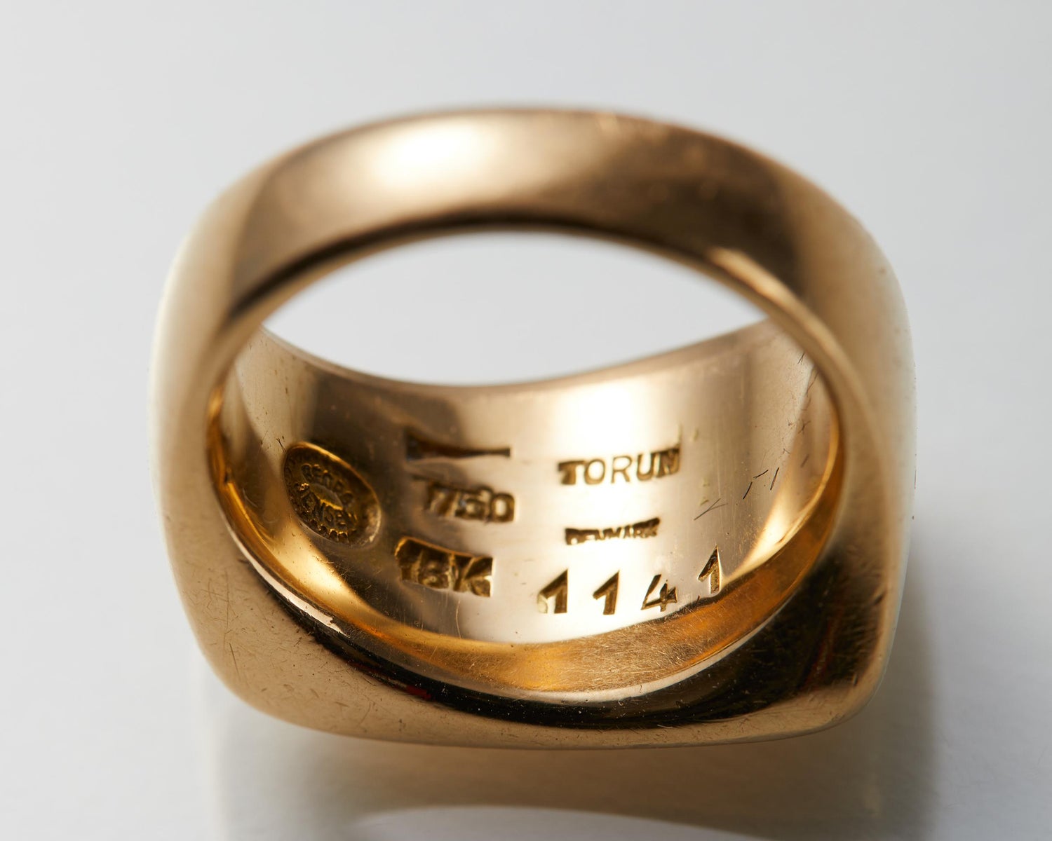 Ring, Model 1141, Designed by Henning Koppel for Georg Jensen, Denmark,  1945 For Sale at 1stDibs