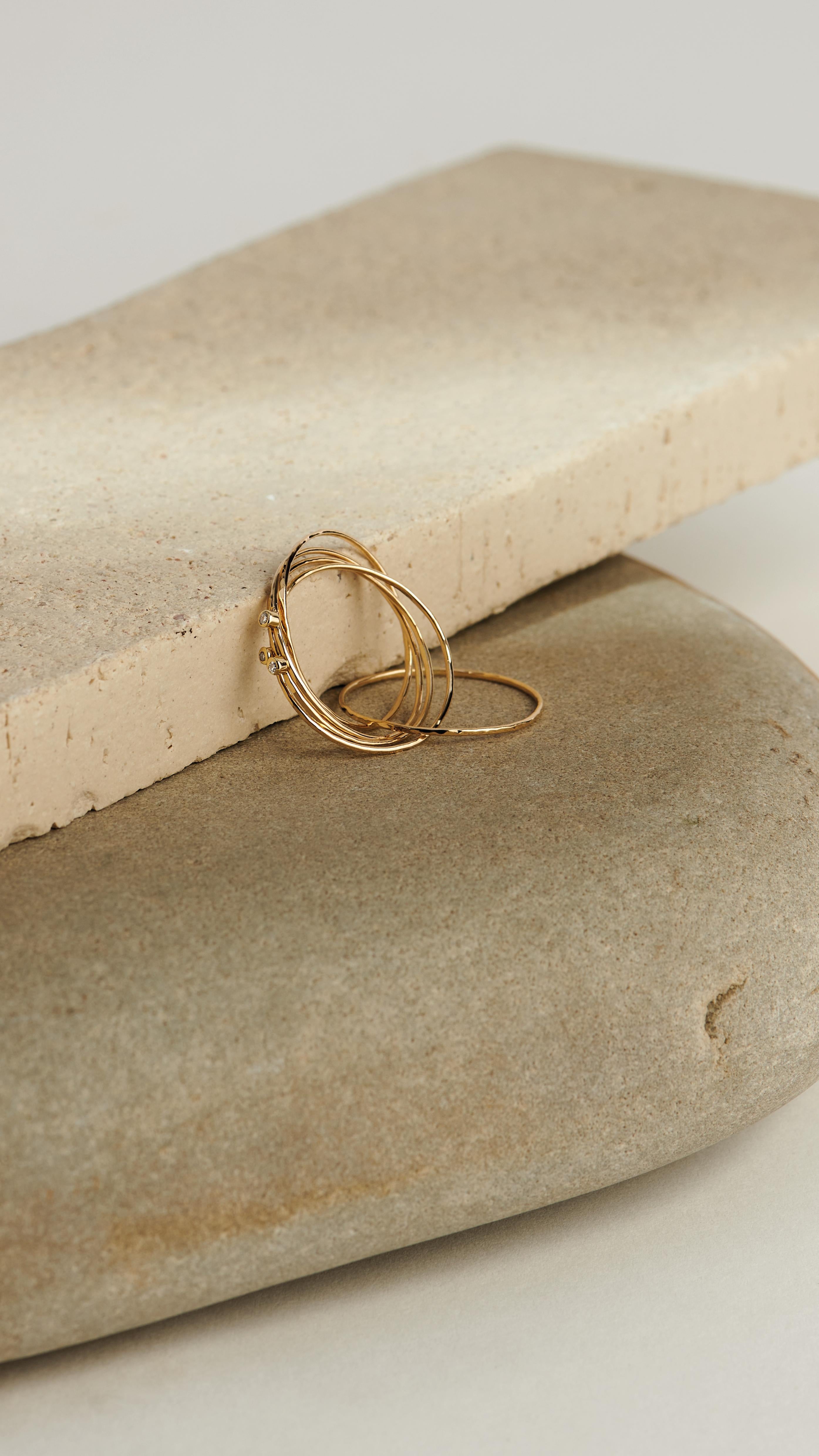 Olympe Ring aus 18 Karat Gold und Diamanten im Zustand „Neu“ im Angebot in PARIS, FR