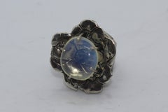 Ring, Pietra di Luna, Sterling Silver, Luxury Elegant Gift, Handcrafted, Italy