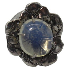 Ring, Pietra di Luna, Sterling Silver, Luxury Elegant Gift, Handcrafted, Italy Ring, Pietra di Luna, Sterling Silver, Luxury Elegant Gift, Handcrafted, Italy