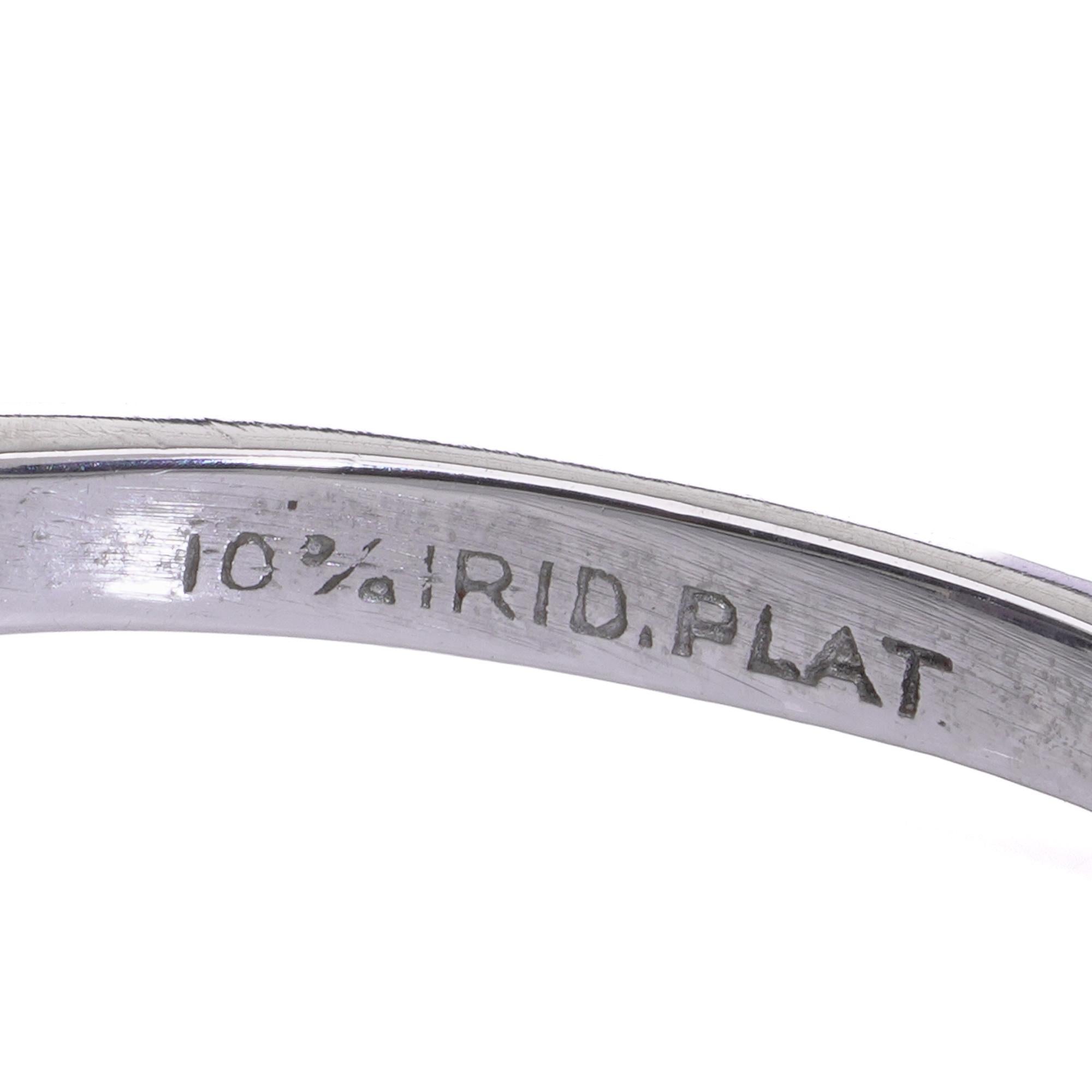 Anillo Platino 6,35 ct. Anillo de espinela púrpura natural y diamante en venta 1