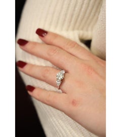 3 Carats Diamonds Platinum Ring