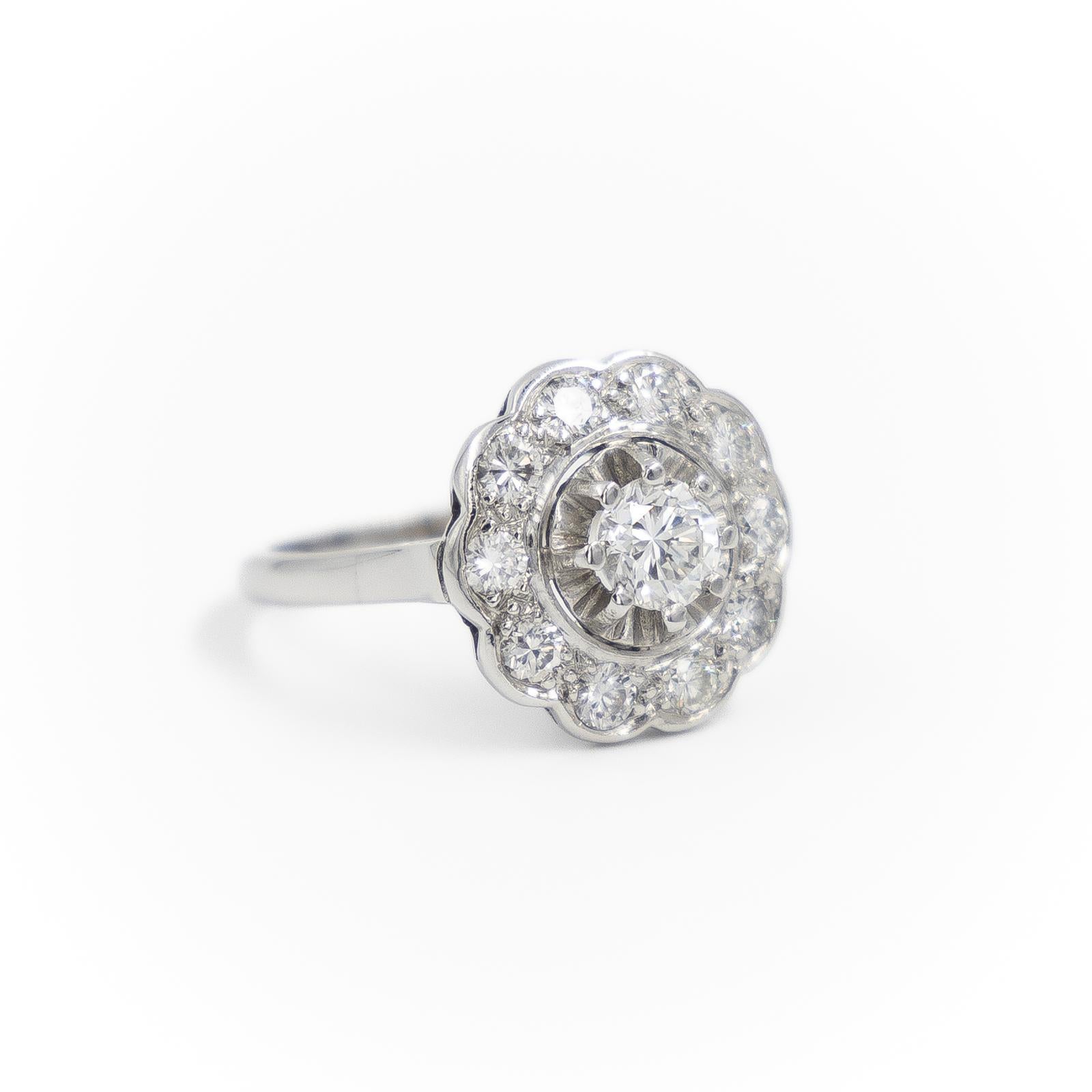 Ring PlatinDiamant im Angebot 2