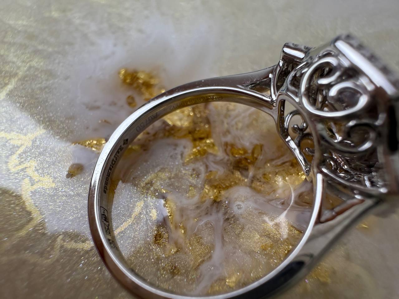 Anello RalfDiamanti 2,02 ct Fancy marrone chiaro verdastro giallo/SI2 e bianco Multi in vendita 2