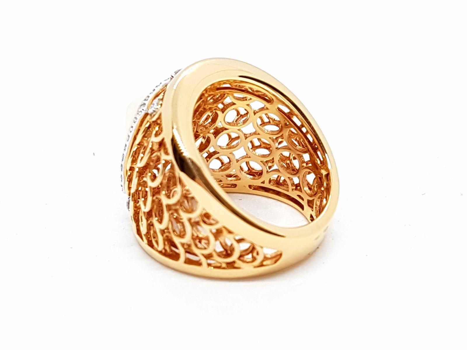 Ring Rose Gold Diamond For Sale 7