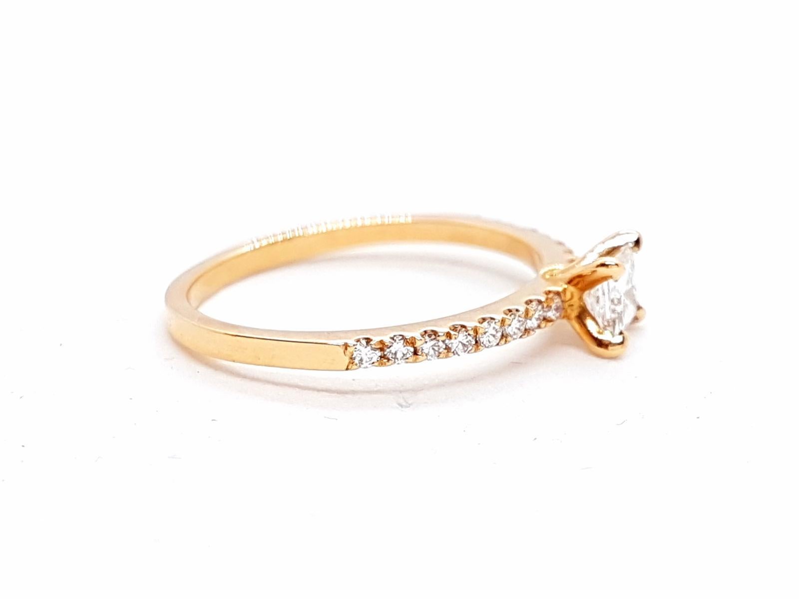 Ring Rose GoldDiamant im Angebot 7