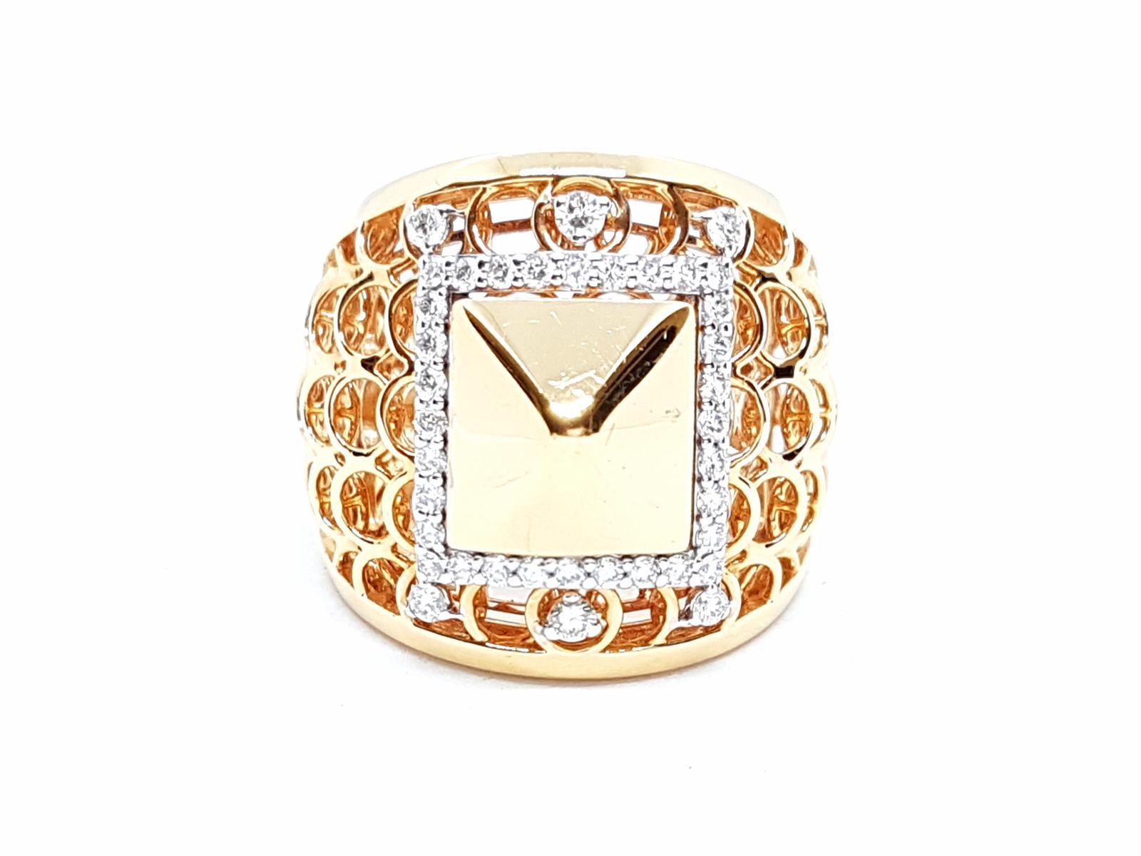 Ring Rose Gold Diamond For Sale 13