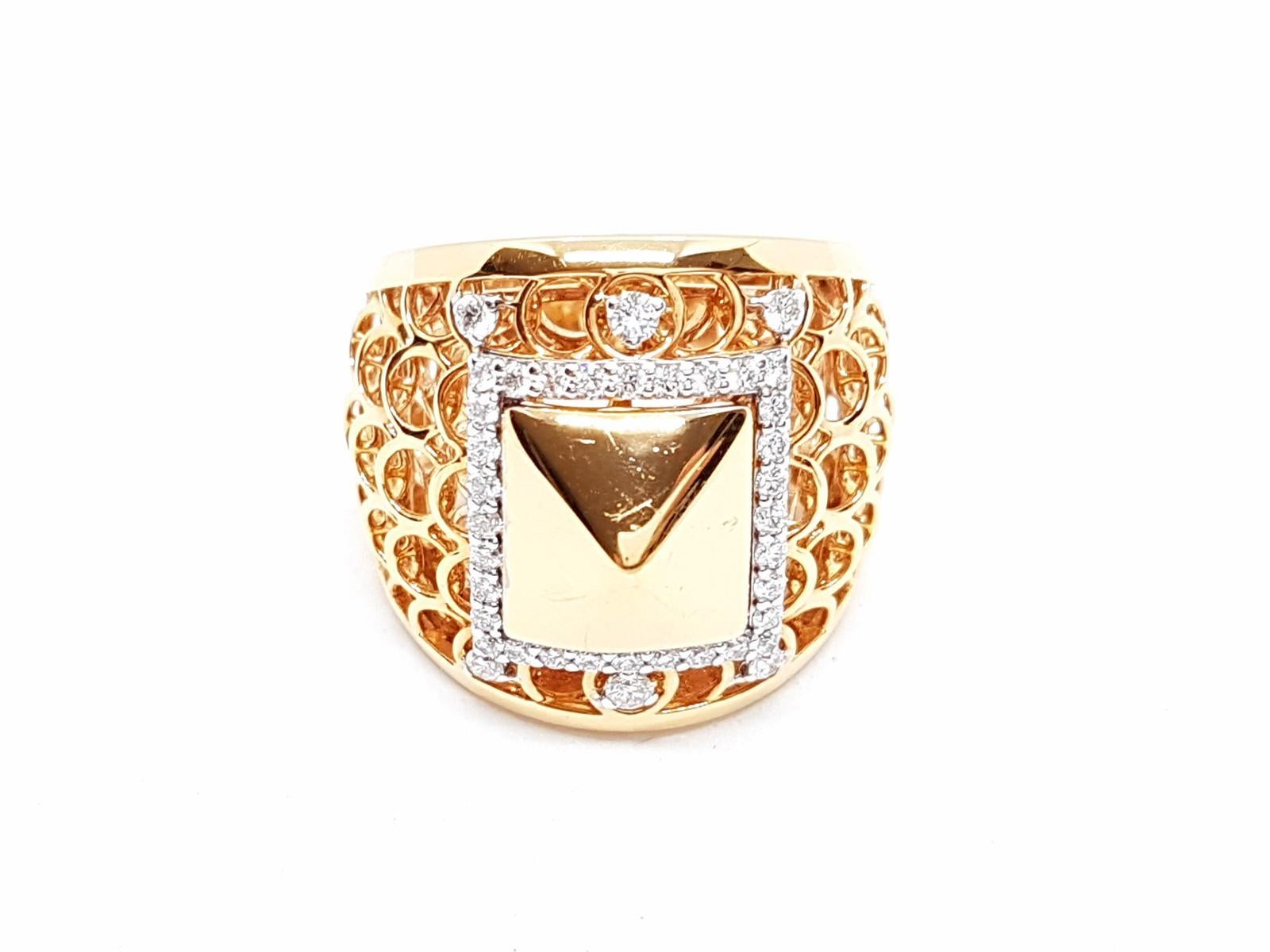 Women's Ring Rose Gold Diamond For Sale