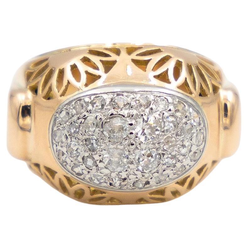 Ring Rose Gold Diamond For Sale