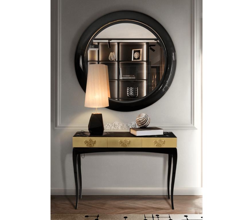 Contemporary Ring Round Mirror for Boca do Lobo In New Condition For Sale In New York, NY