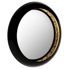 Ring Round Mirror - Hand-Crafted Brass, Mahogany & Mirror - Boca do Lobo